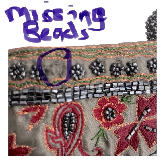 Beaded Crossbody Bag Beaded Small Boho Bag
Pouch Rope Unbranded Made in India - Picture 7 of 11